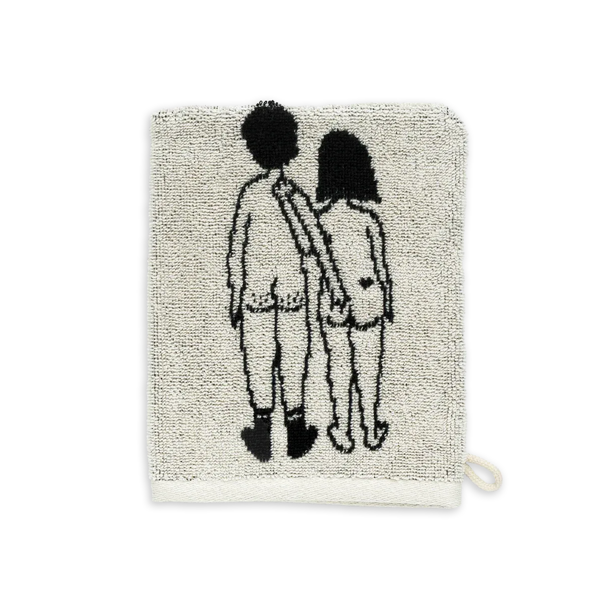 Helen b - Washandje set van 2 - Naked couple back