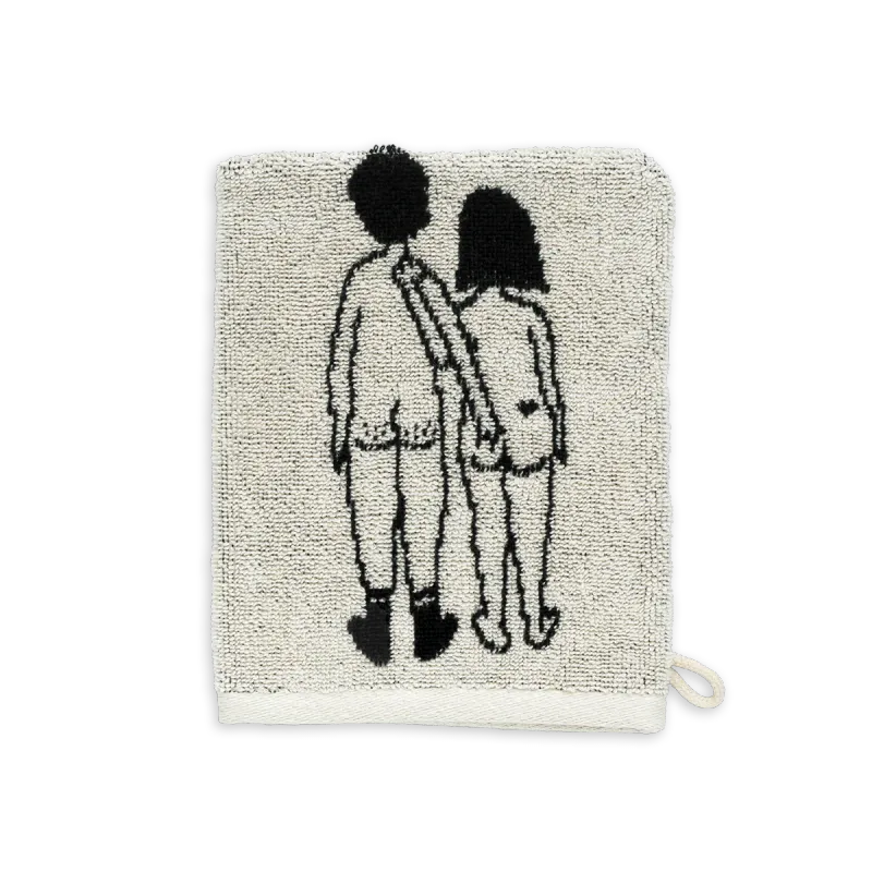 Helen b - Washandje set van 2 - Naked couple back