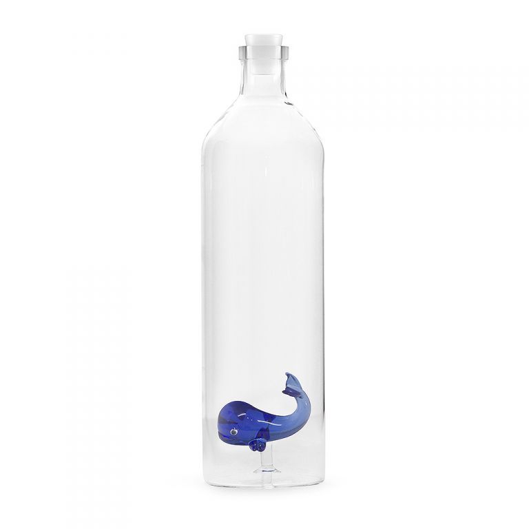 Balvi - Waterfles - Blauwe Walvis - 1,2l