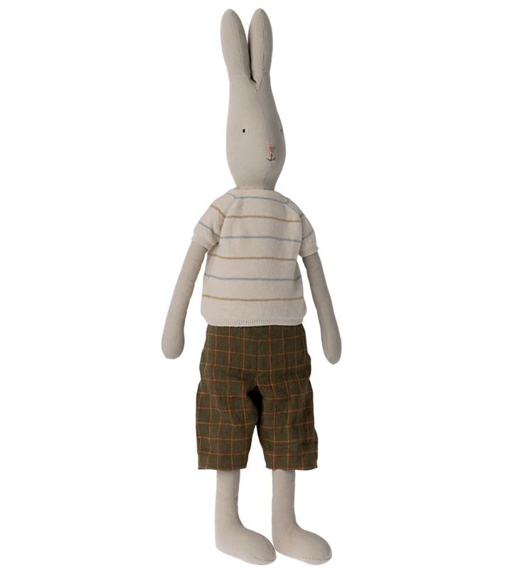 Maileg - Rabbit Size 5 - Pants And Knitted Sweater