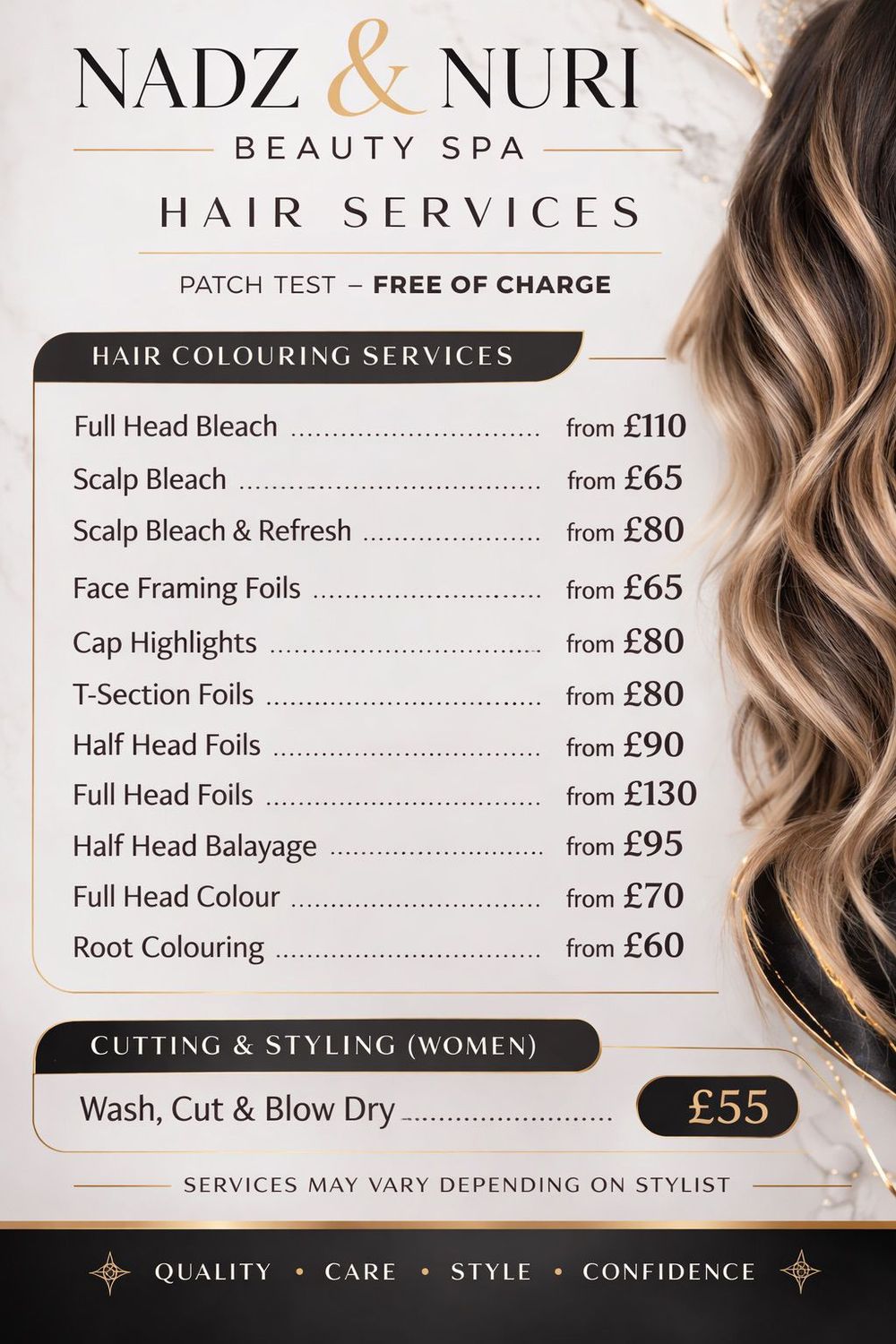 £25 USUAL PRICE £55
