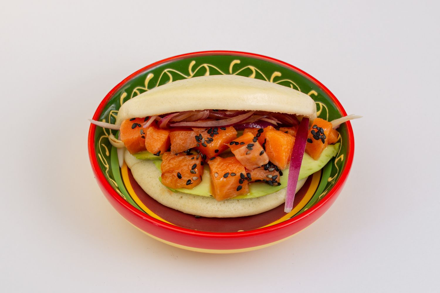 Pan Bao de Salmón
