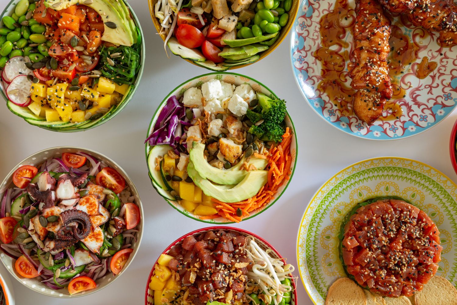 Crea tu Bowl o Wraps en 6 Pasos