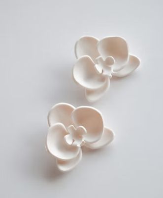 Clay Flower Bridal earring