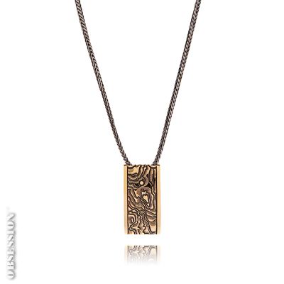 Anhänger mit Kette, Schatzkarte