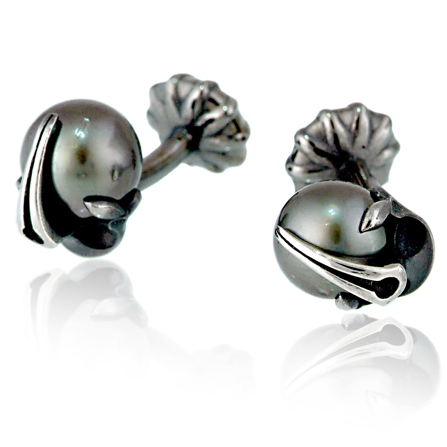 Gremlin Manschettenknöpfe mit Tahitiperle