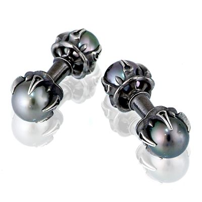 Gremlin Manschettenknöpfe mit Tahitiperle