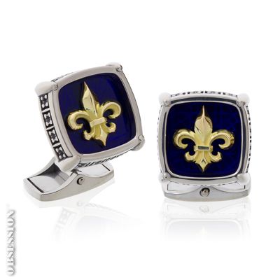 Matrix Manschettenknöpfe mit Lilie