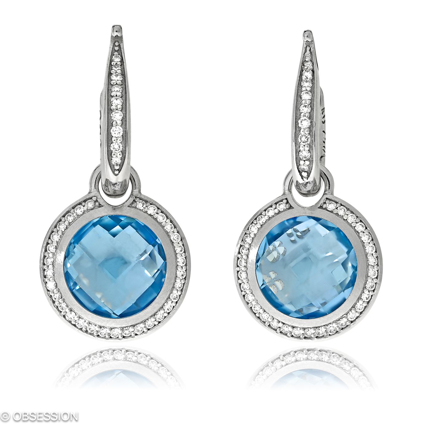 Kreole mit Einhänger, Fatima mit Topas