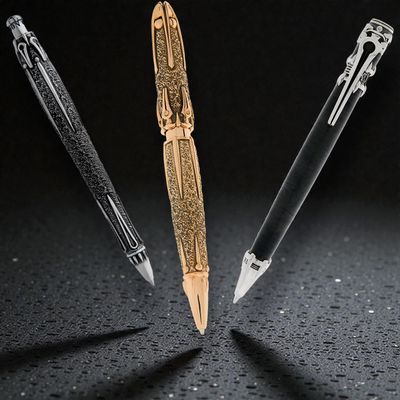 Schreibgeräte von Hand gefertigt in Gold, Silber oder Karbon aus dem Atelier der Goldschmiede OBSESSION