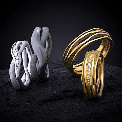 Trauringe extravagant