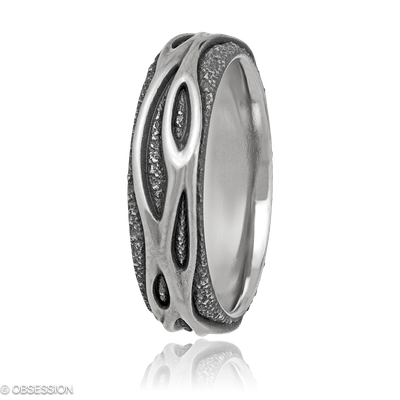 Partnerring Avalon in Weissgold, in der Ausführung ohne Edelsteine, ohne Brillanten