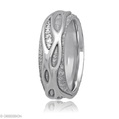 Partnerring Avalon in Weissgold mit 16 Brillant FG, vs1-vs2