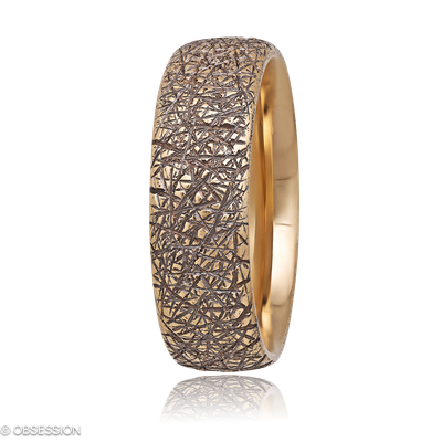 Partnerring Anniversary in Rotgold, in der Ausführung ohne Edelsteine, ohne Brillanten