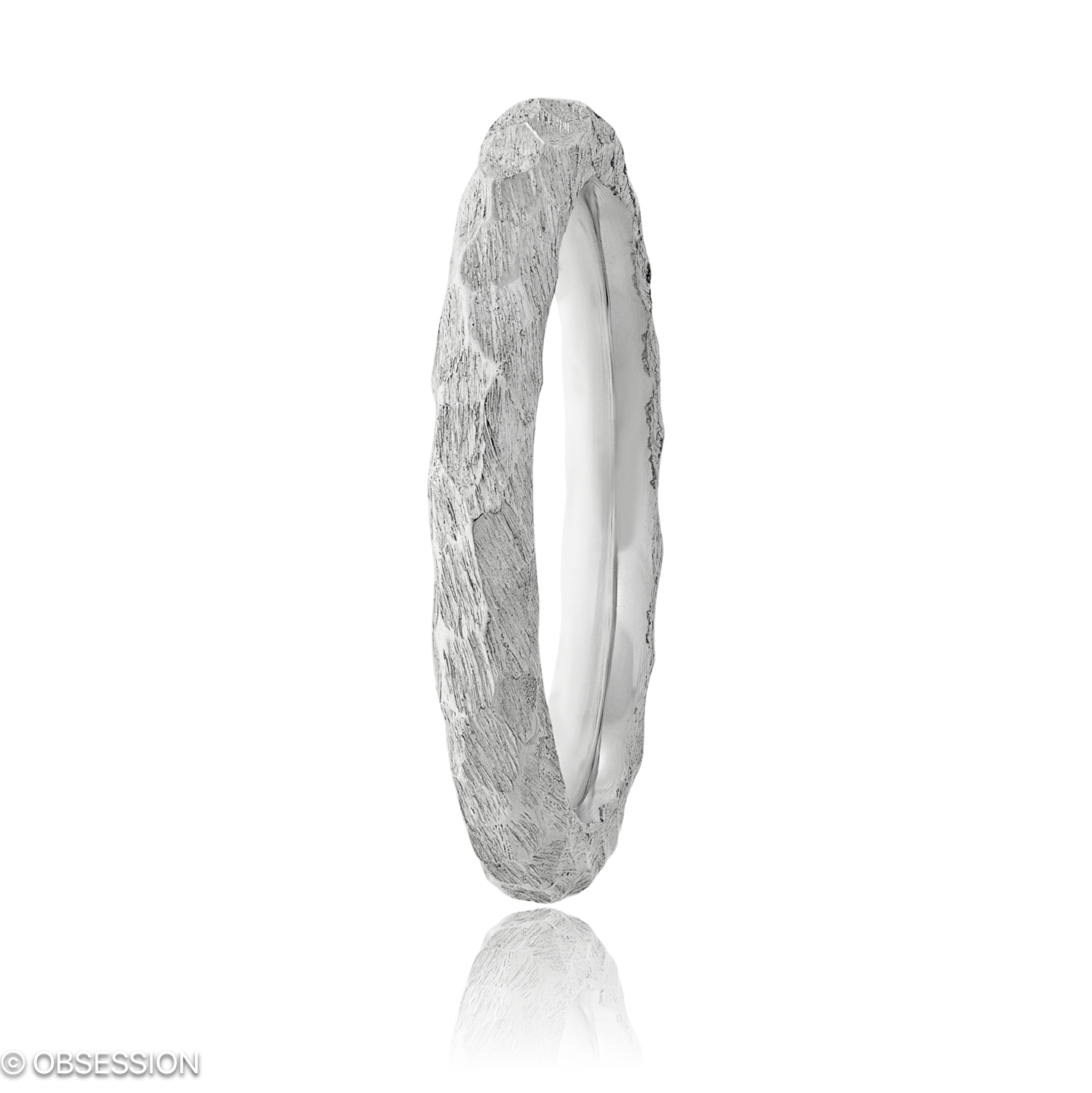 Panthera Partnerring in Weissgold, mit einer Ringbreite von 2.9mm und einer Ringgrösse von 52