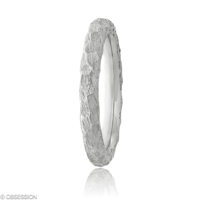 Panthera Partnerring in Weissgold, mit einer Ringbreite von 2.9mm und einer Ringgrösse von 52