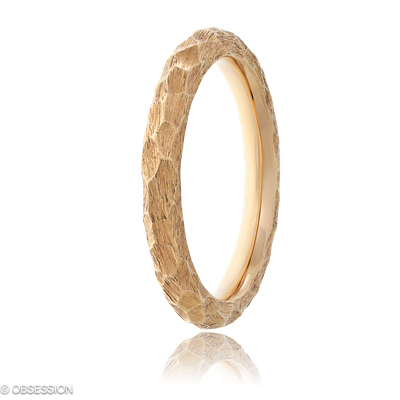 Partnerring Panthera in Rotgold, in der Ausführung ohne Edelsteine, ohne Brillanten
