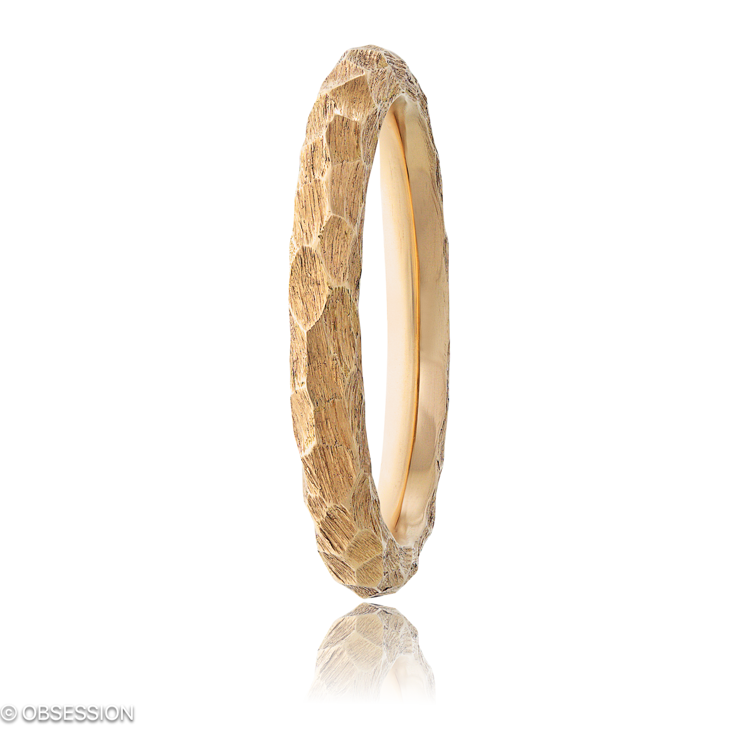 Panthera Partnerring in Rotgold, mit einer Ringbreite von 2.9mm und einer Ringgrösse von 52