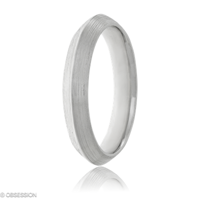 Partnerring Trinity in Weissgold, in der Ausführung ohne Edelsteine, ohne Brillanten