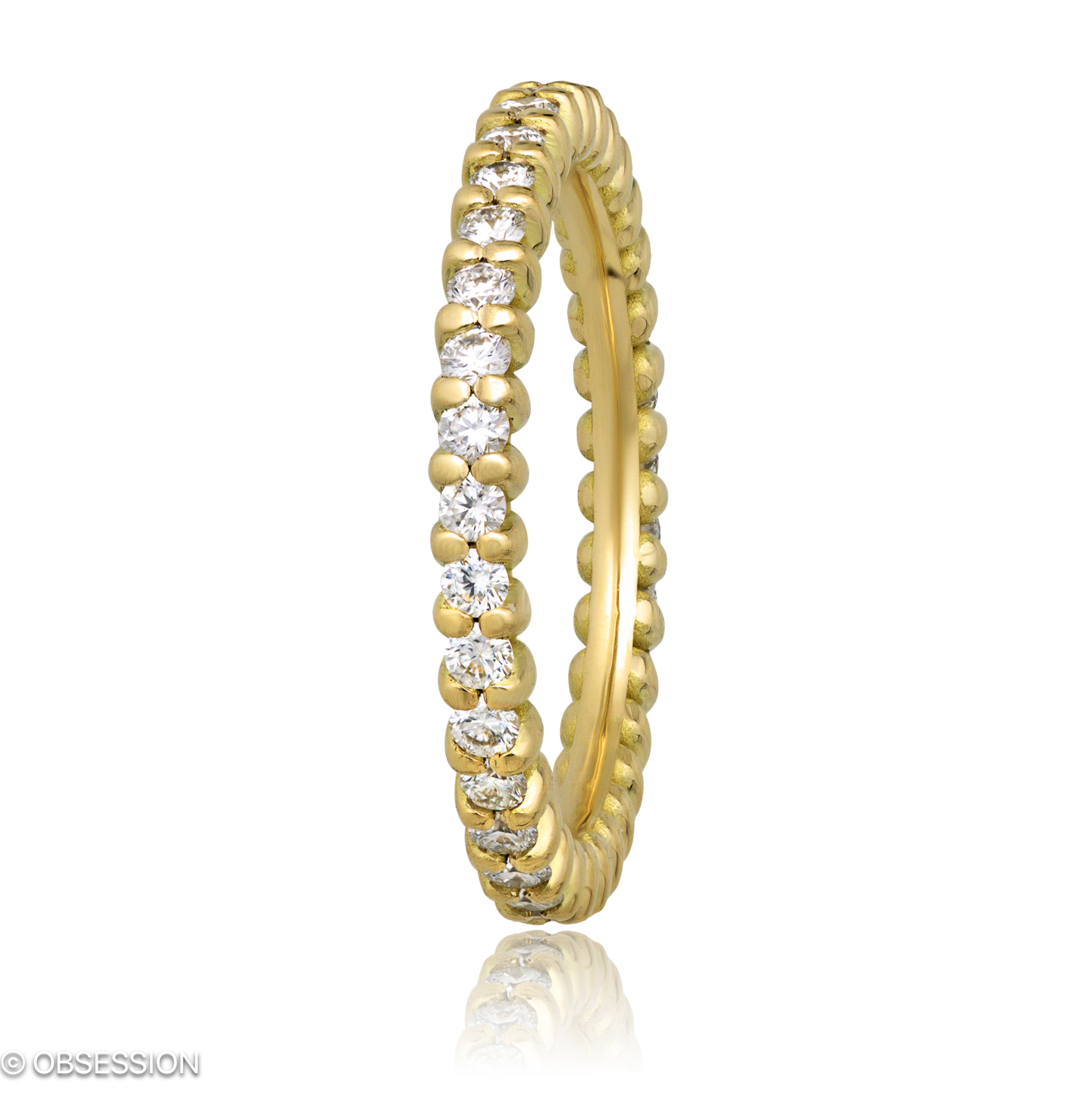 Anniversary Alliance in Gelbgold, mit einer Ringbreite von 2.7mm und einer Ringgrösse von 52