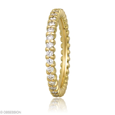 Anniversary Alliance in Gelbgold, mit einer Ringbreite von 2.7mm und einer Ringgrösse von 52