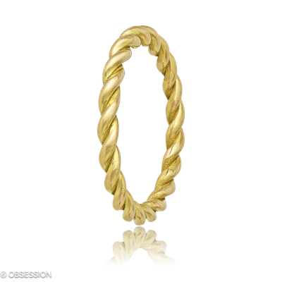 Kordelring Alliance in Gelbgold, mit einer Ringbreite von 2.2mm und einer Ringgrösse von 52