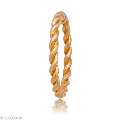 Kordelring Alliance in Rotgold, mit einer Ringbreite von 2.2mm und einer Ringgrösse von 52