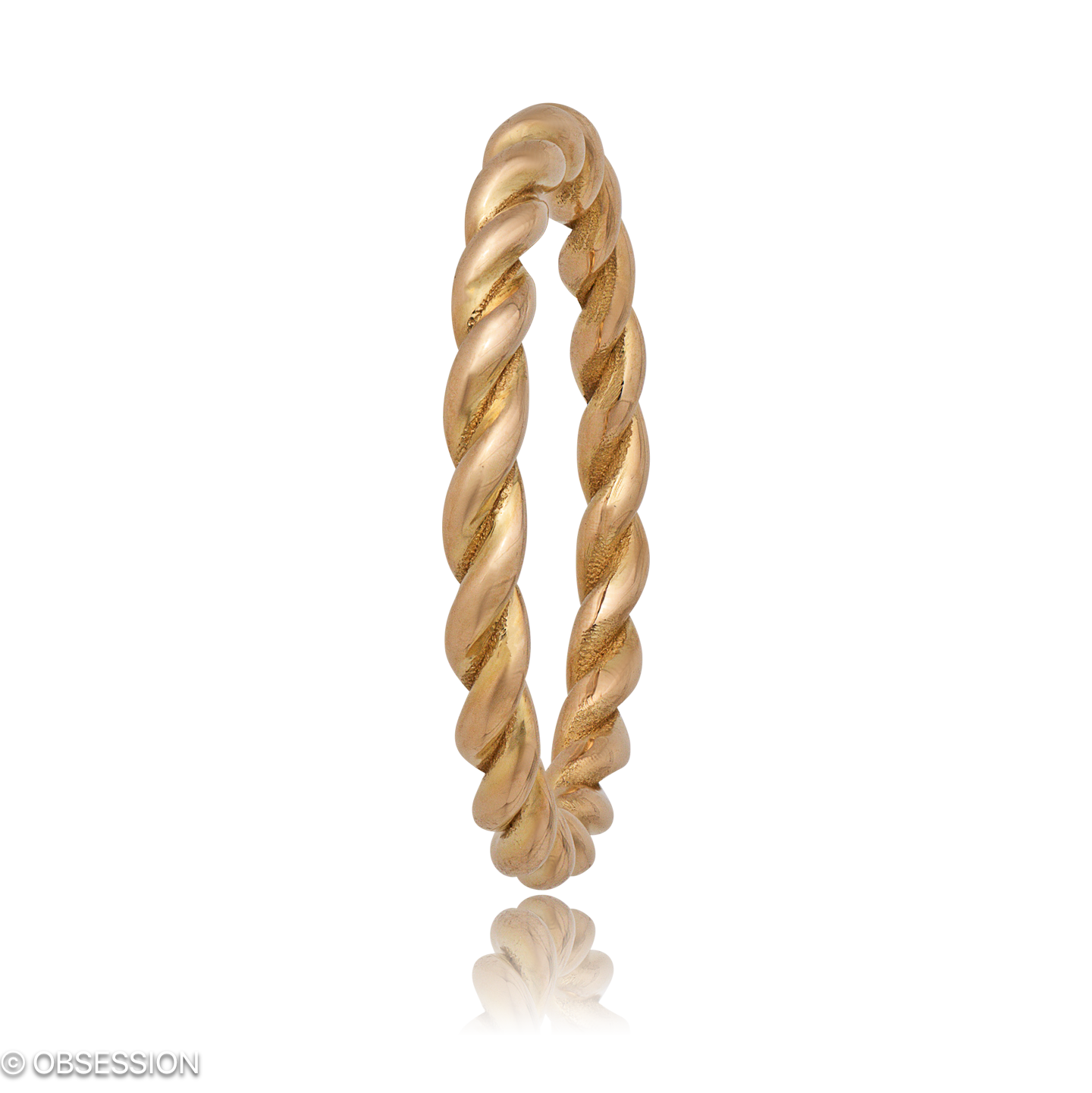 Kordelring Alliance in Rotgold, mit einer Ringbreite von 2.2mm und einer Ringgrösse von 52