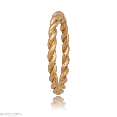 Kordelring Alliance in Rotgold, mit einer Ringbreite von 2.2mm und einer Ringgrösse von 52