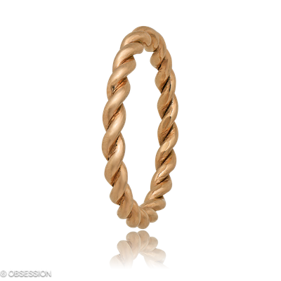 Alliance Kordelring in Rotgold, in der Ausführung ohne Edelsteine, ohne Brillanten