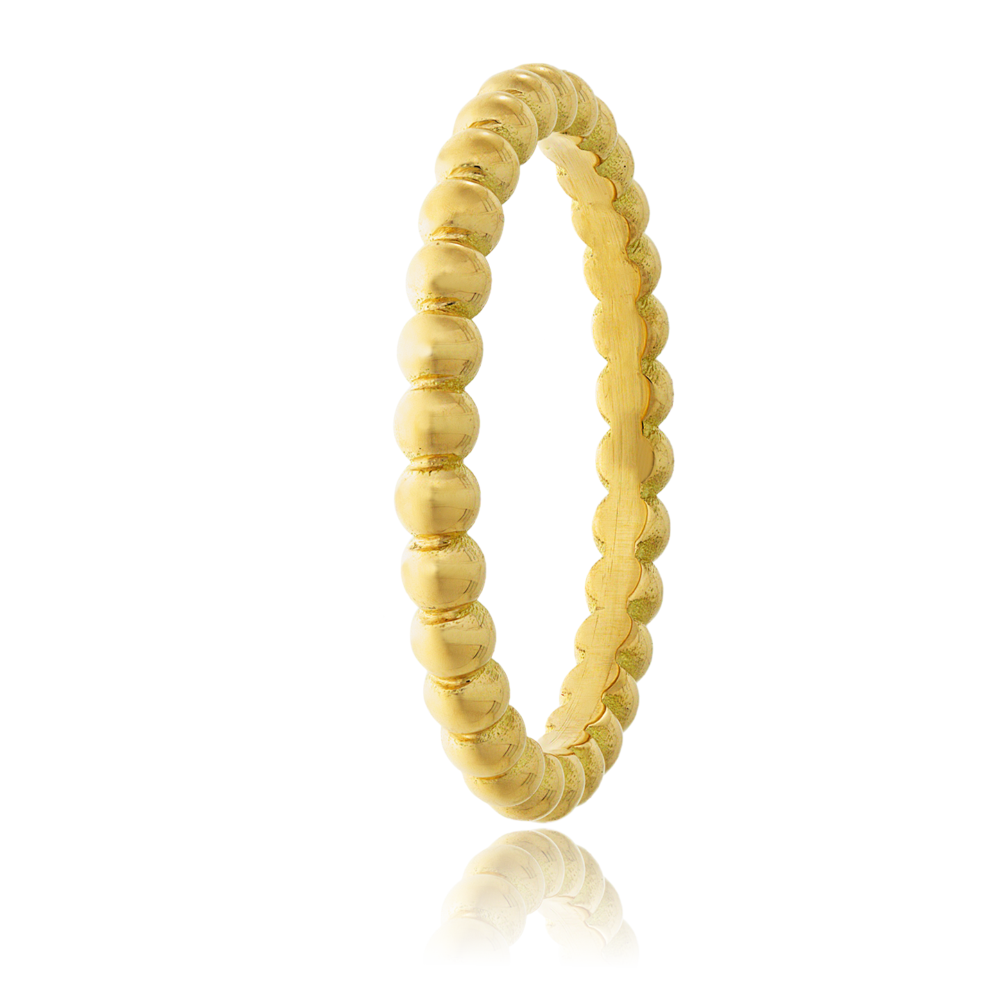 Point Alliance in Gelbgold, mit einer Ringbreite von 2.3mm und einer Ringgrösse von 52