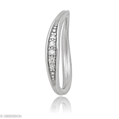 Alliance Mermaid in Weissgold mit 5 Brillant FG, vs1-vs2
