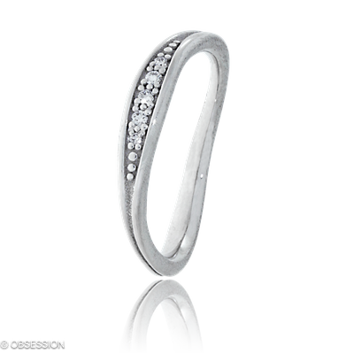 Mermaid Alliance in Weissgold, mit einer Ringbreite von 3.4mm und einer Ringgrösse von 52