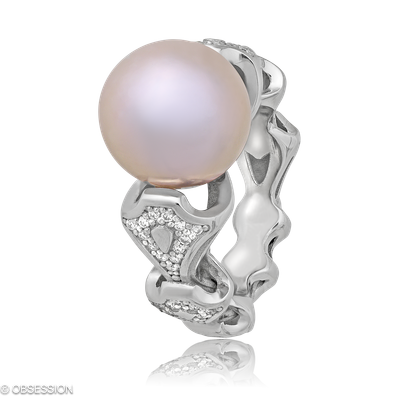 Cocktailring, Eternity mit Ming-Perle