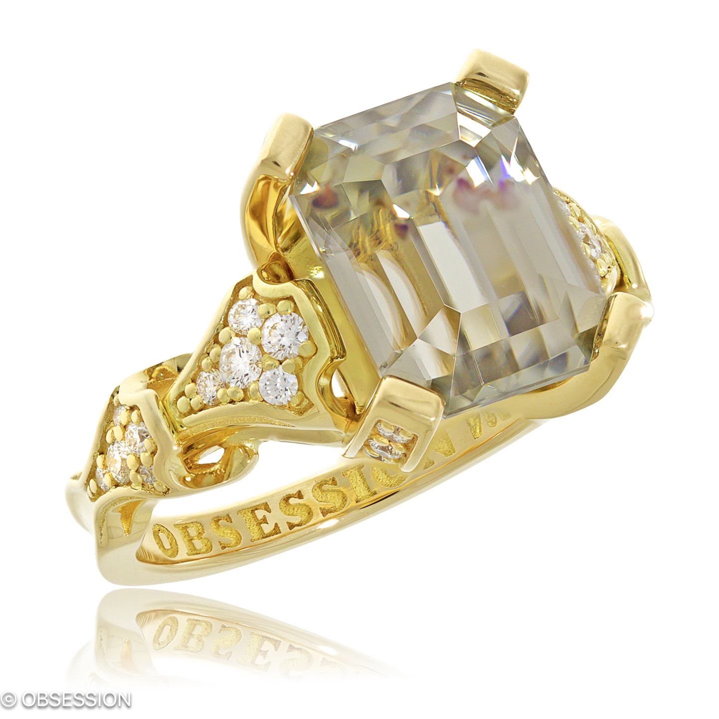 Cocktailring, Eternity mit Zirkon