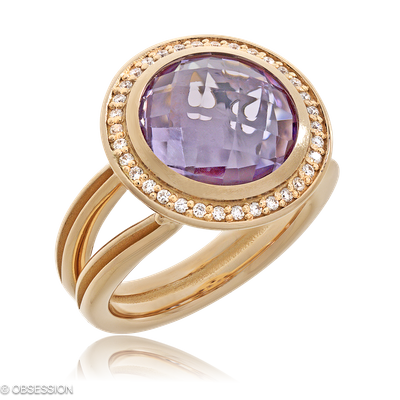 Fatima Cocktailring in Rotgold, mit einer Ringbreite von 16.7mm und einer Ringgrösse von 52