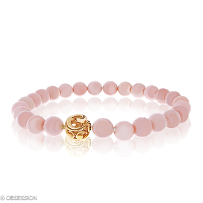 Gipsy Steincollier in Rotgold, mit einer Länge von mm.