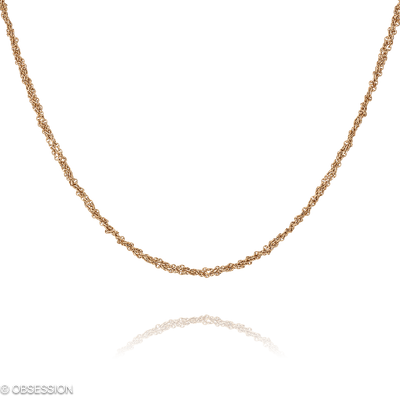 Anhänger mit Kette Gremlin in Rotgold mit 1 Brillant H si