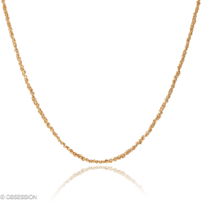 Kette Kordelkette in Rotgold, in der Ausführung ohne Edelsteine, ohne Brillanten