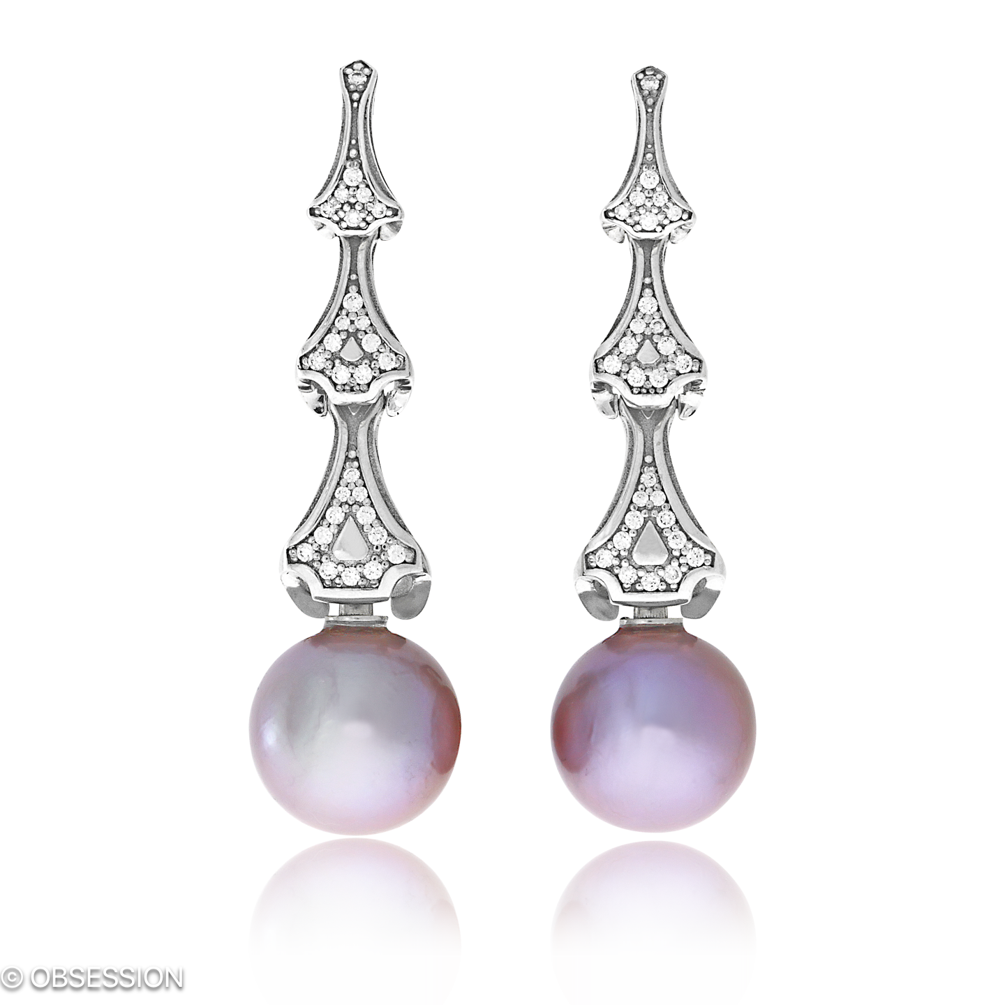 Ohrhänger, Eternity mit Ming-Perle