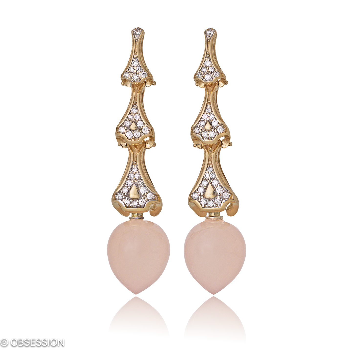 Ohrhänger, Eternity mit Chalcedon