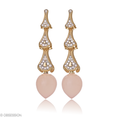 Eternity Ohrhänger in Rotgold