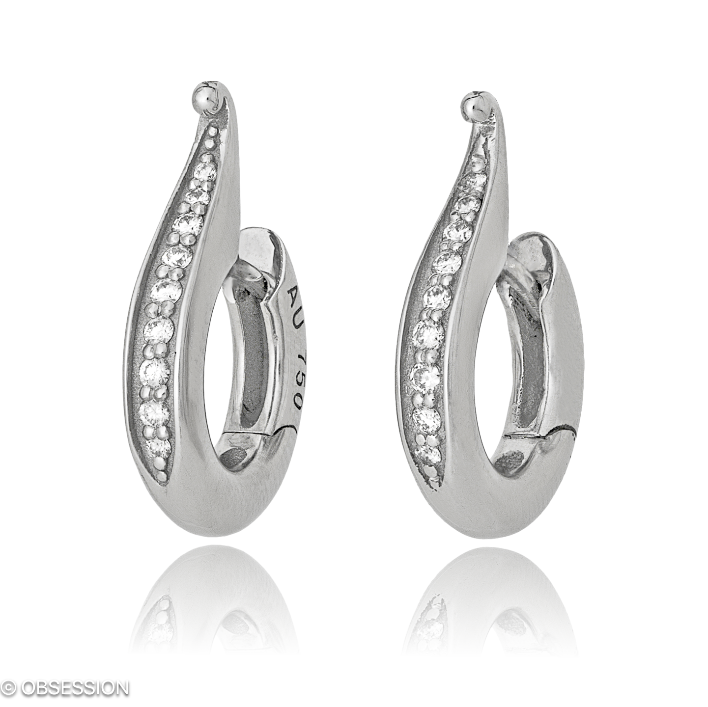 Fatima Kreole in Weissgold