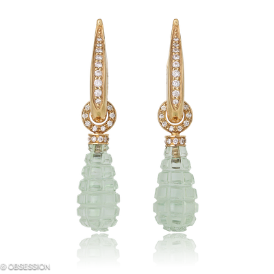 Fatima Kreole mit Einhänger in Rotgold