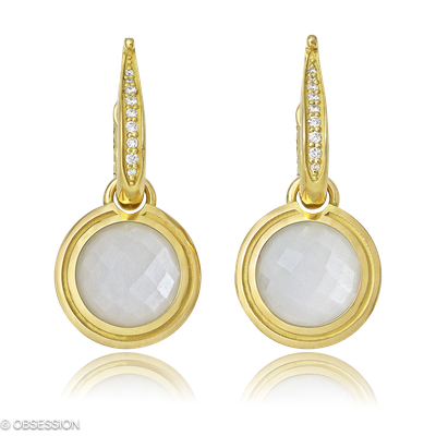 Fatima Kreole mit Einhänger in Gelbgold