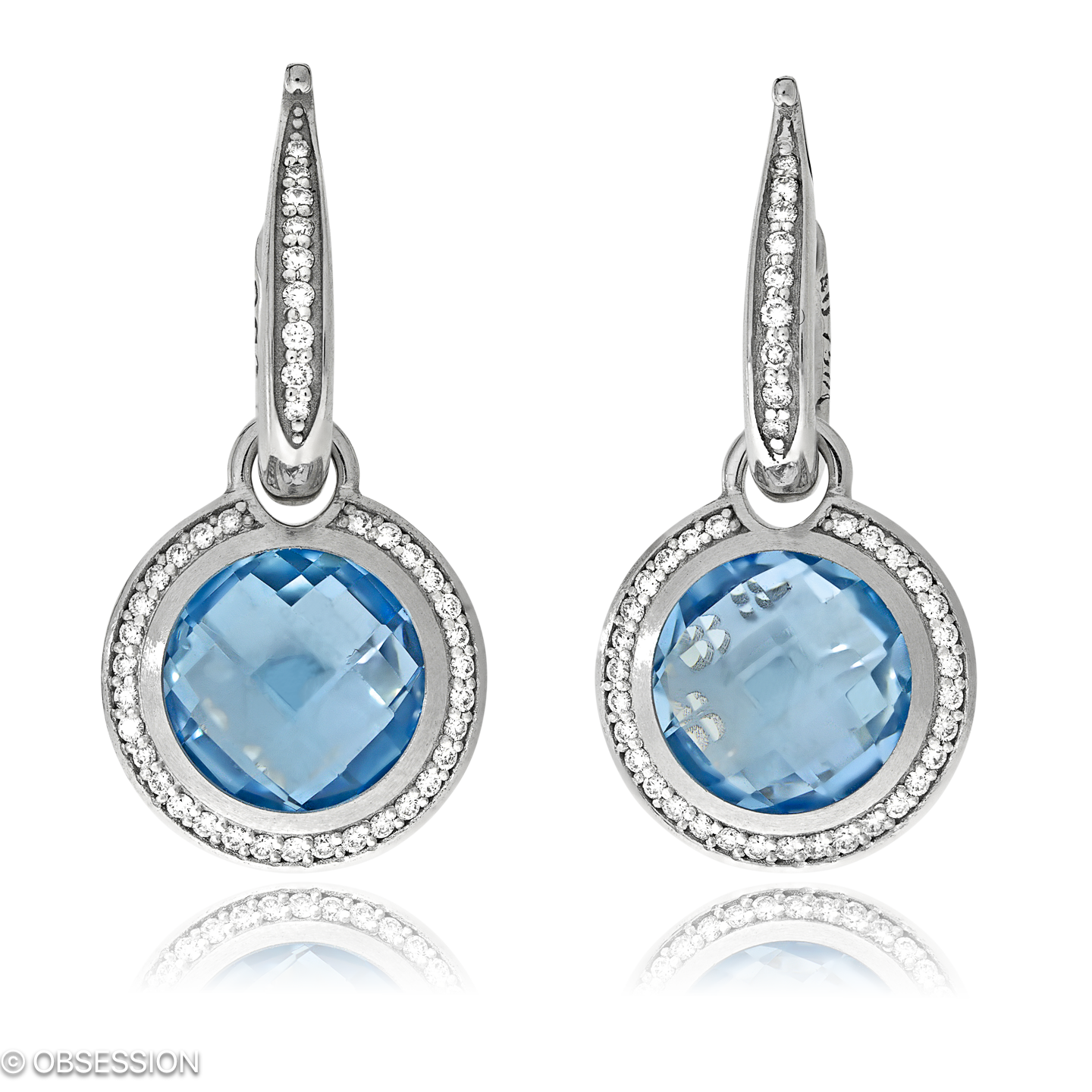 Fatima Kreole mit Einhänger in Weissgold