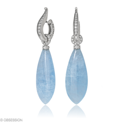 Fatima Kreole mit Einhänger in Weissgold