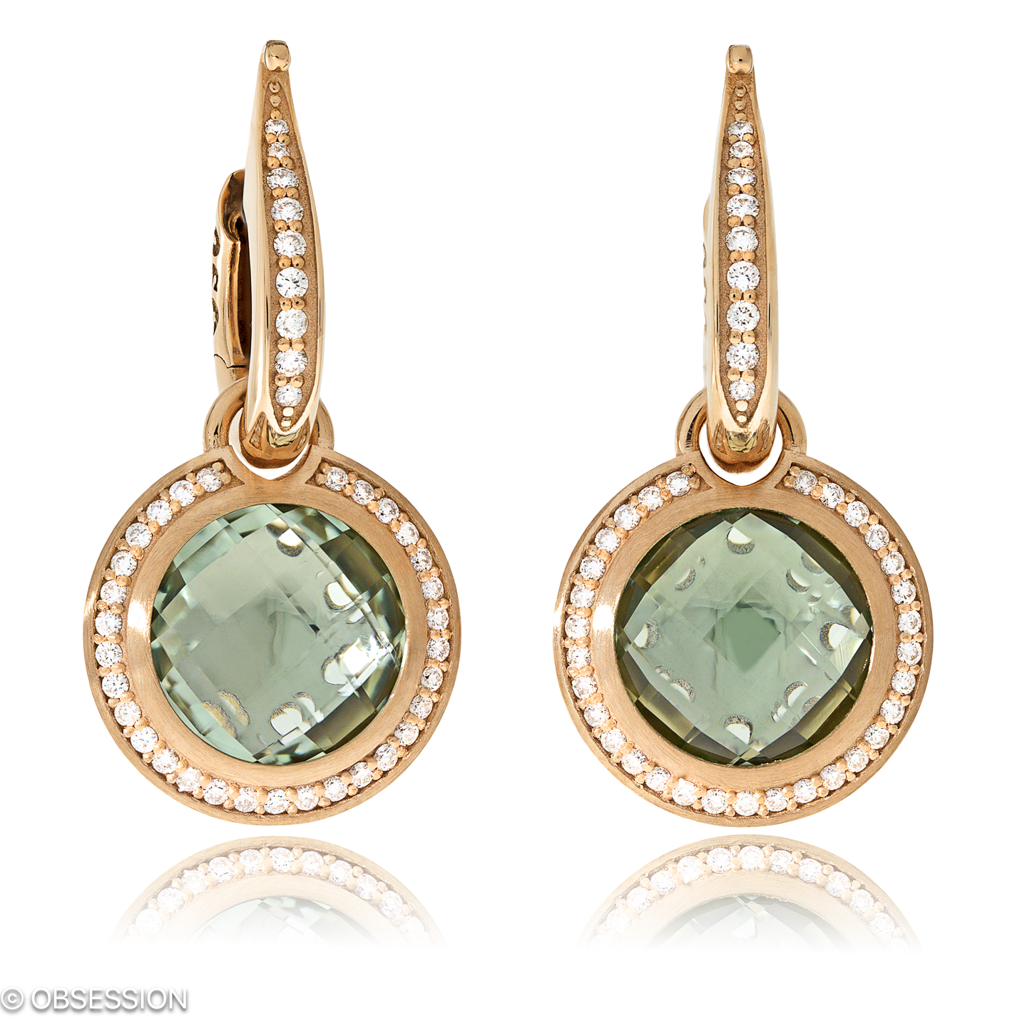 Fatima Kreole mit Einhänger in Rotgold