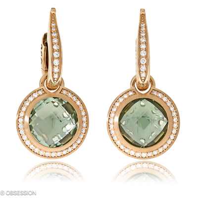 Fatima Kreole mit Einhänger in Rotgold