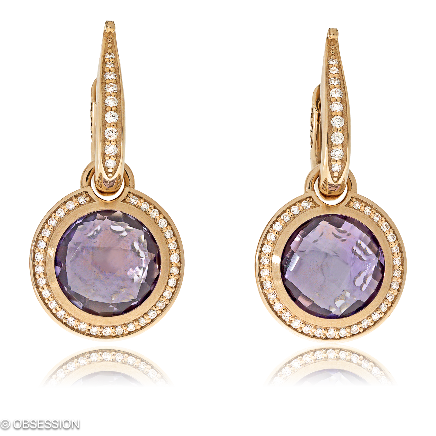 Fatima Kreole mit Einhänger in Rotgold